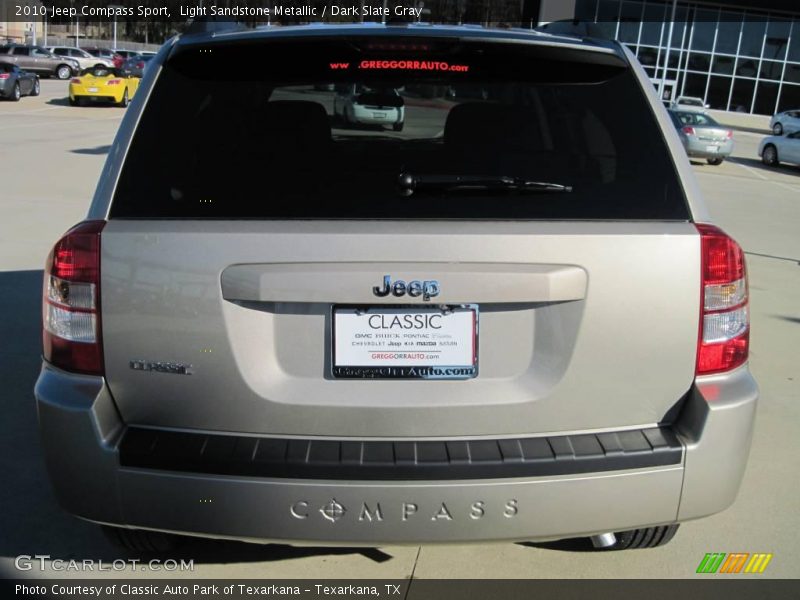 Light Sandstone Metallic / Dark Slate Gray 2010 Jeep Compass Sport