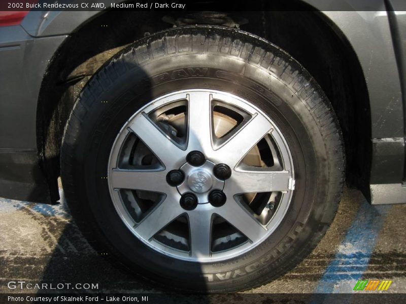 Medium Red / Dark Gray 2002 Buick Rendezvous CX AWD