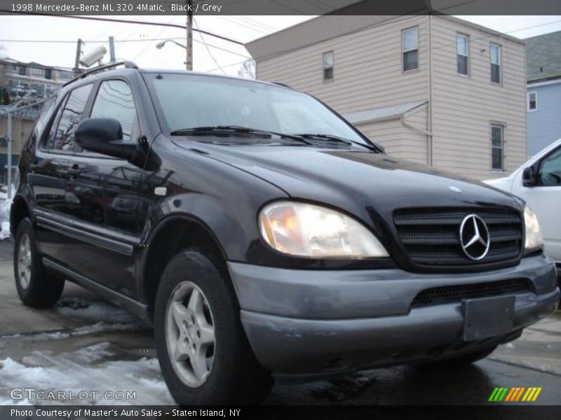 Black / Grey 1998 Mercedes-Benz ML 320 4Matic