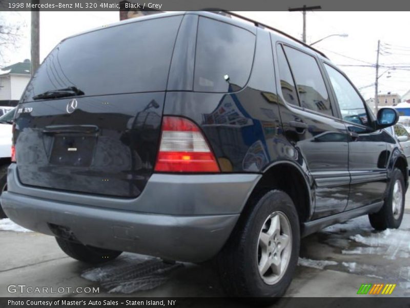 Black / Grey 1998 Mercedes-Benz ML 320 4Matic