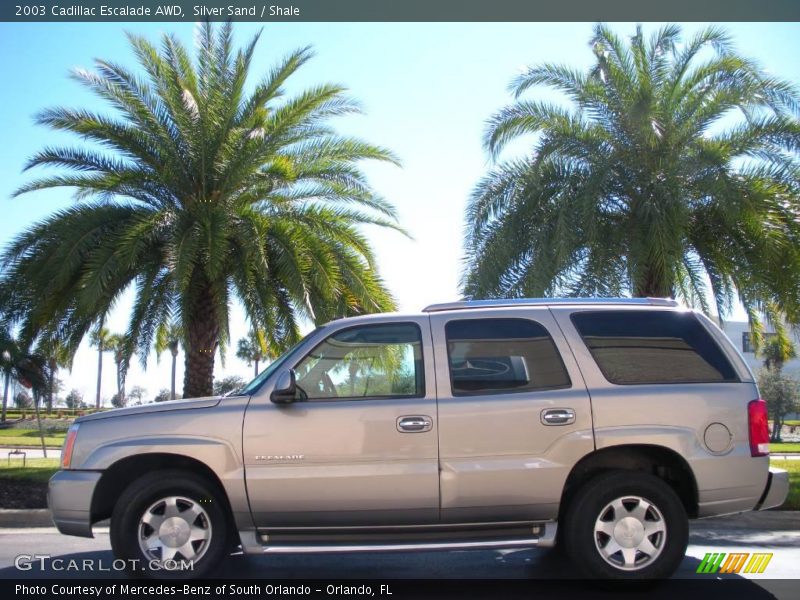 Silver Sand / Shale 2003 Cadillac Escalade AWD