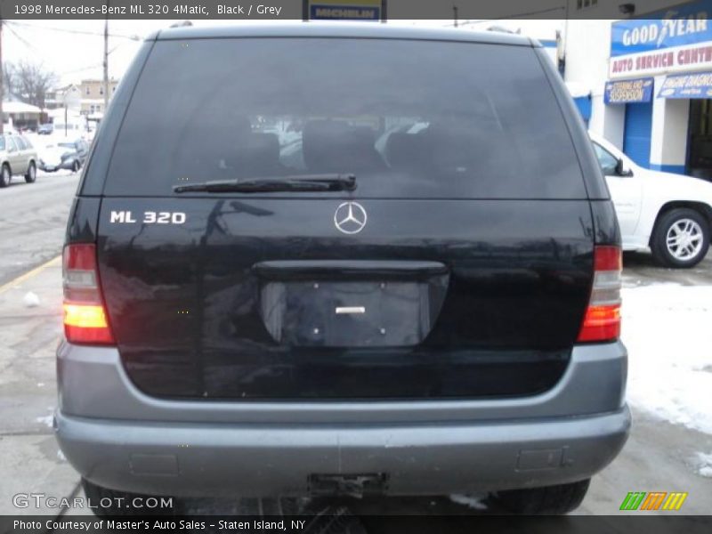 Black / Grey 1998 Mercedes-Benz ML 320 4Matic