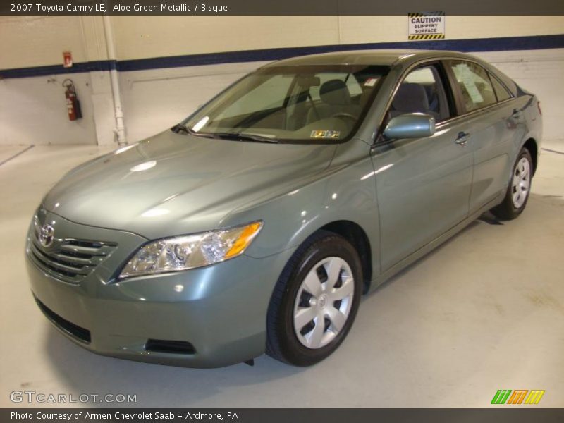 Aloe Green Metallic / Bisque 2007 Toyota Camry LE