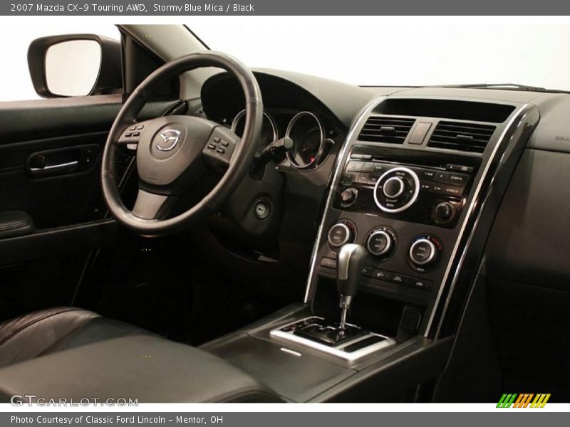 Stormy Blue Mica / Black 2007 Mazda CX-9 Touring AWD