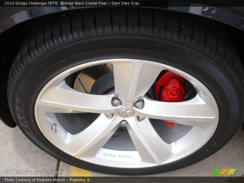 Brilliant Black Crystal Pearl / Dark Slate Gray 2010 Dodge Challenger SRT8
