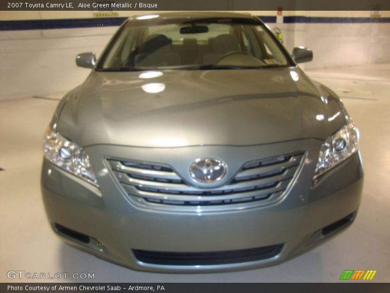Aloe Green Metallic / Bisque 2007 Toyota Camry LE