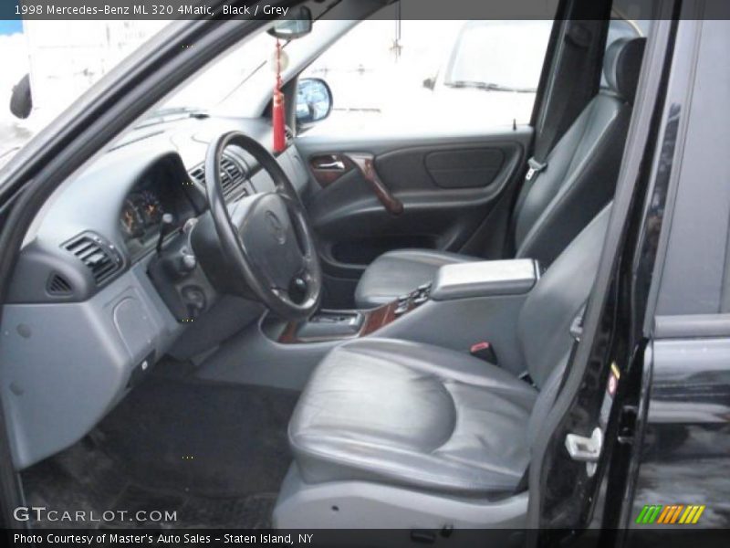Black / Grey 1998 Mercedes-Benz ML 320 4Matic
