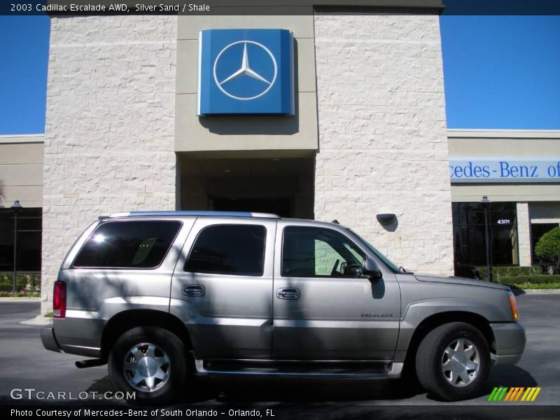 Silver Sand / Shale 2003 Cadillac Escalade AWD