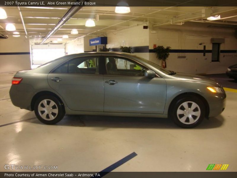 Aloe Green Metallic / Bisque 2007 Toyota Camry LE