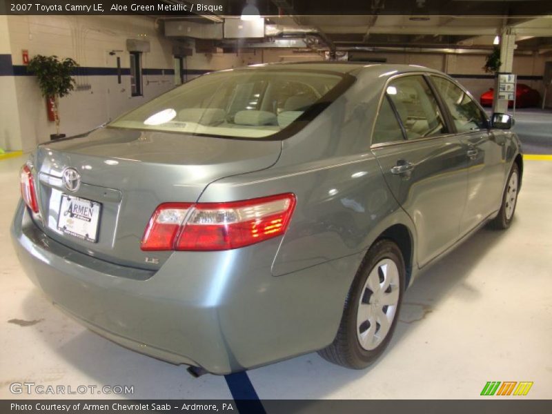 Aloe Green Metallic / Bisque 2007 Toyota Camry LE