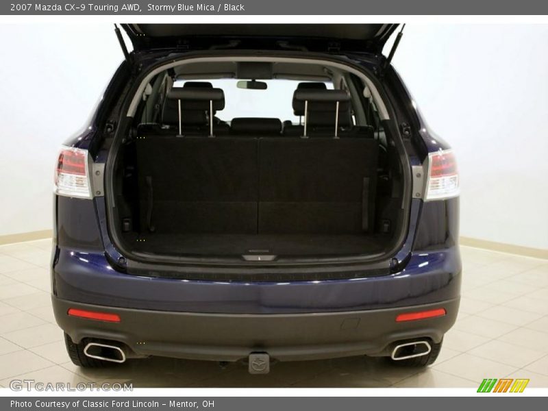 Stormy Blue Mica / Black 2007 Mazda CX-9 Touring AWD
