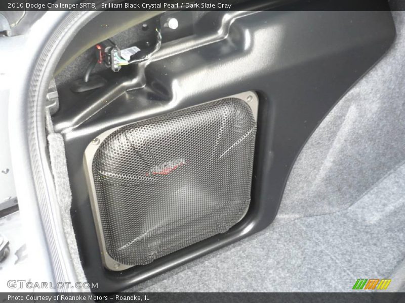 Brilliant Black Crystal Pearl / Dark Slate Gray 2010 Dodge Challenger SRT8