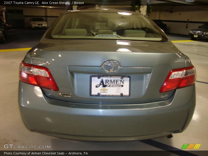 Aloe Green Metallic / Bisque 2007 Toyota Camry LE