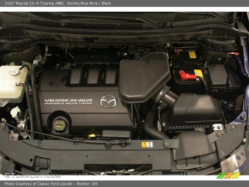 Stormy Blue Mica / Black 2007 Mazda CX-9 Touring AWD