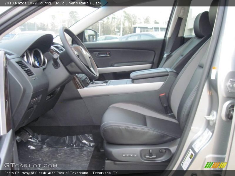 Liquid Silver Metallic / Black 2010 Mazda CX-9 Touring