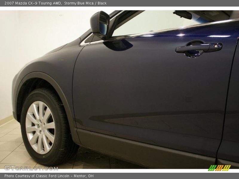 Stormy Blue Mica / Black 2007 Mazda CX-9 Touring AWD