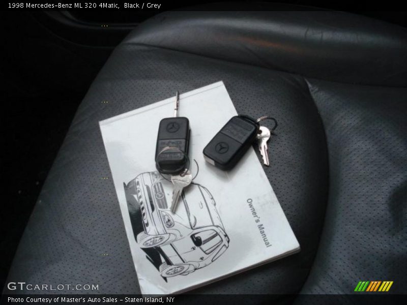Black / Grey 1998 Mercedes-Benz ML 320 4Matic