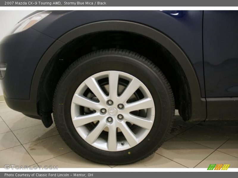 Stormy Blue Mica / Black 2007 Mazda CX-9 Touring AWD
