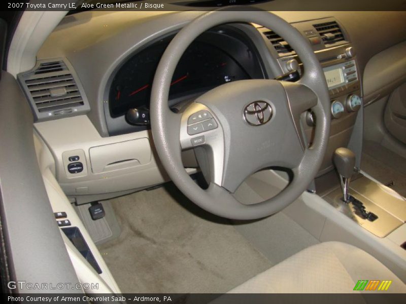 Aloe Green Metallic / Bisque 2007 Toyota Camry LE