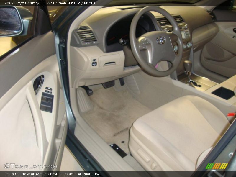 Aloe Green Metallic / Bisque 2007 Toyota Camry LE