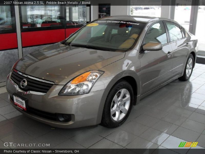 Pebble Beach Metallic / Blond 2007 Nissan Altima 2.5 SL