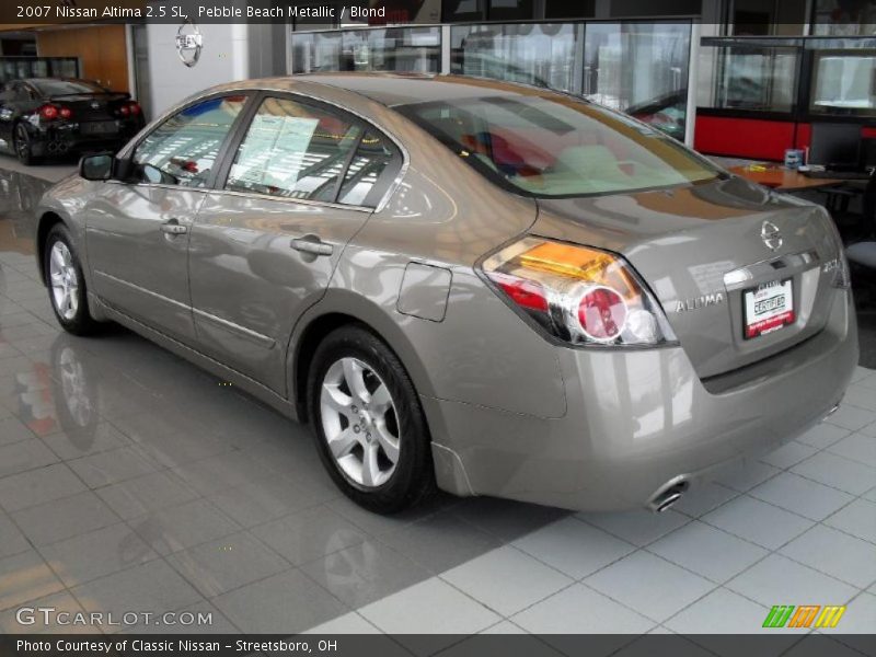 Pebble Beach Metallic / Blond 2007 Nissan Altima 2.5 SL