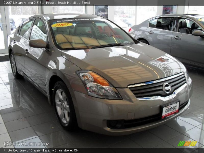 Pebble Beach Metallic / Blond 2007 Nissan Altima 2.5 SL