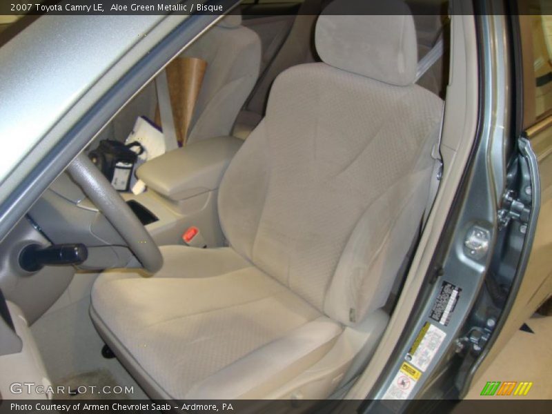 Aloe Green Metallic / Bisque 2007 Toyota Camry LE