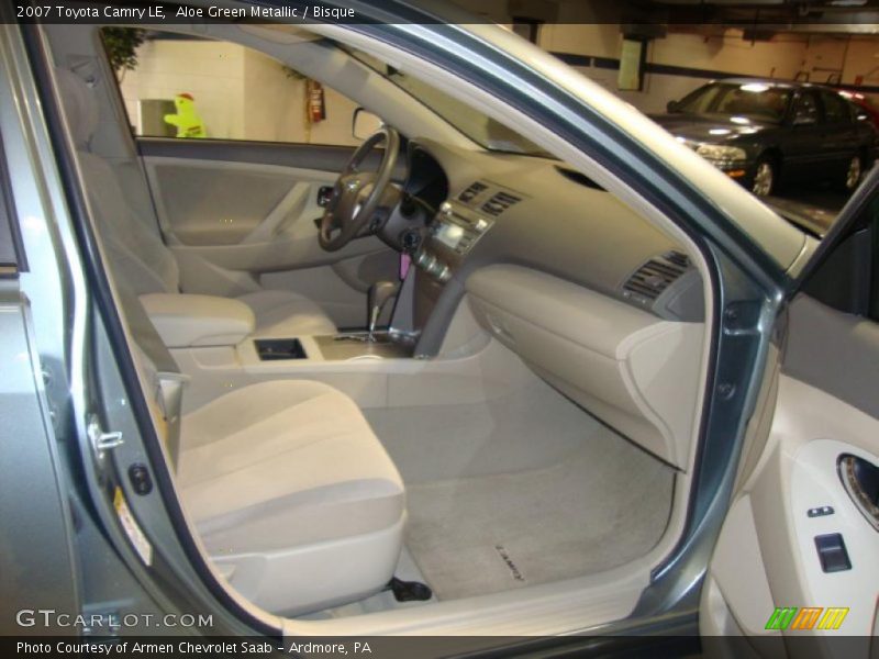 Aloe Green Metallic / Bisque 2007 Toyota Camry LE