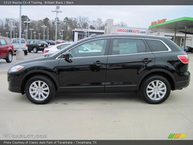 Brilliant Black / Black 2010 Mazda CX-9 Touring