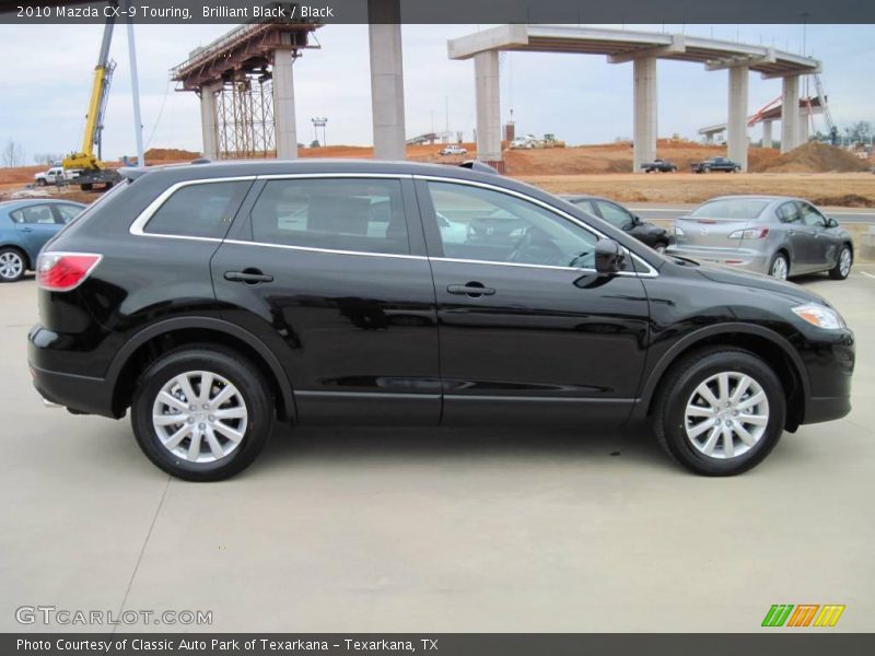 Brilliant Black / Black 2010 Mazda CX-9 Touring