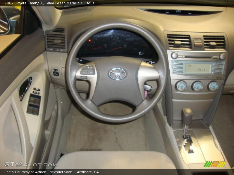 Aloe Green Metallic / Bisque 2007 Toyota Camry LE