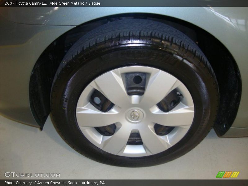 Aloe Green Metallic / Bisque 2007 Toyota Camry LE