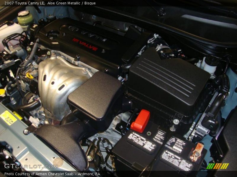 Aloe Green Metallic / Bisque 2007 Toyota Camry LE