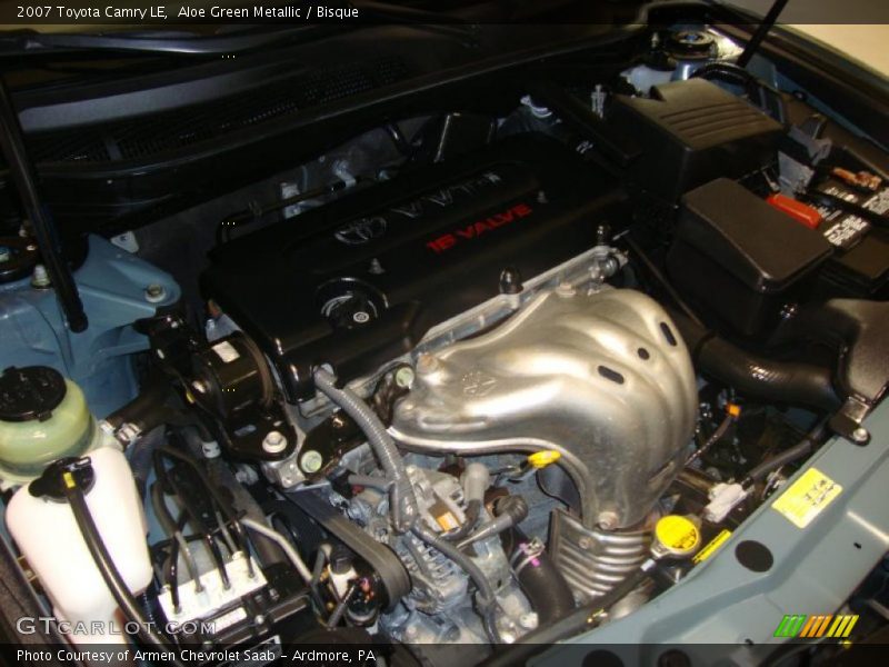 Aloe Green Metallic / Bisque 2007 Toyota Camry LE