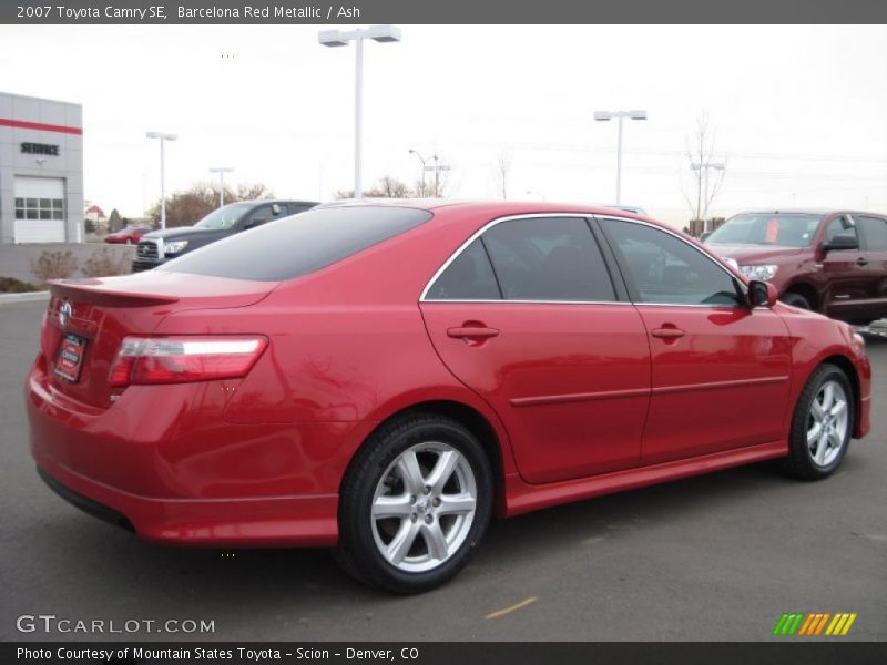 Barcelona Red Metallic / Ash 2007 Toyota Camry SE