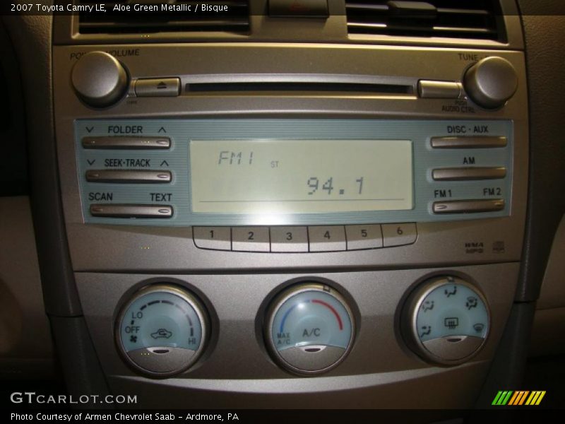 Aloe Green Metallic / Bisque 2007 Toyota Camry LE