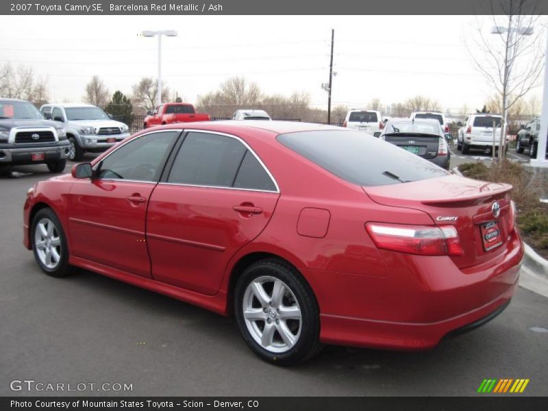 Barcelona Red Metallic / Ash 2007 Toyota Camry SE