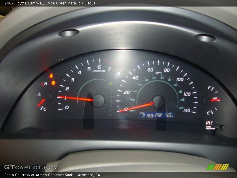 Aloe Green Metallic / Bisque 2007 Toyota Camry LE