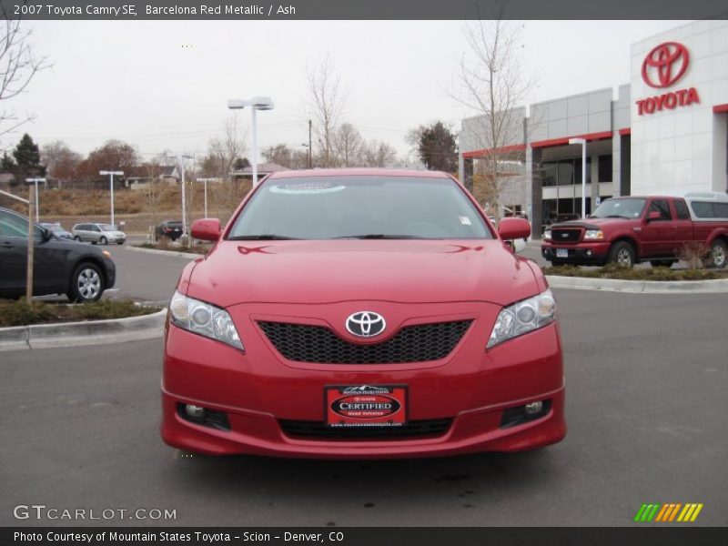 Barcelona Red Metallic / Ash 2007 Toyota Camry SE
