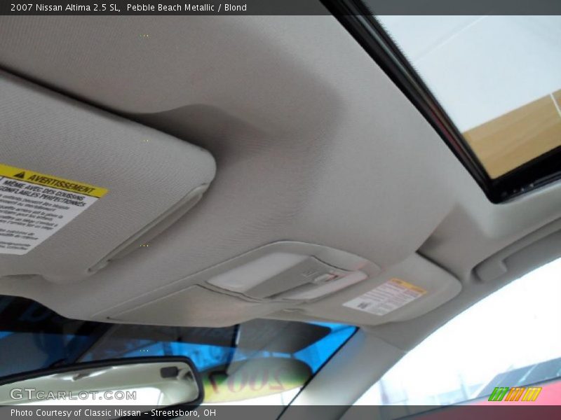 Pebble Beach Metallic / Blond 2007 Nissan Altima 2.5 SL