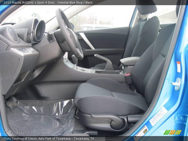 Celestial Blue Mica / Black 2010 Mazda MAZDA3 s Sport 4 Door