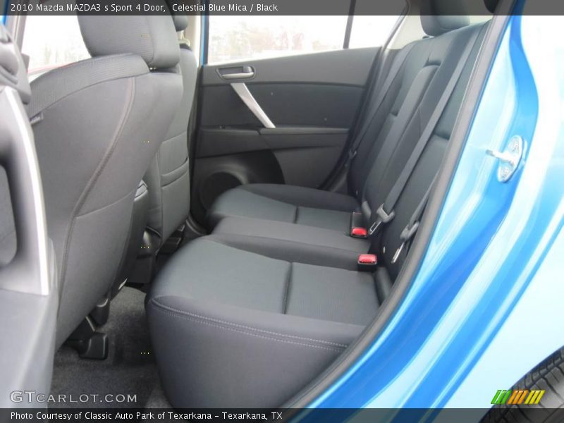Celestial Blue Mica / Black 2010 Mazda MAZDA3 s Sport 4 Door