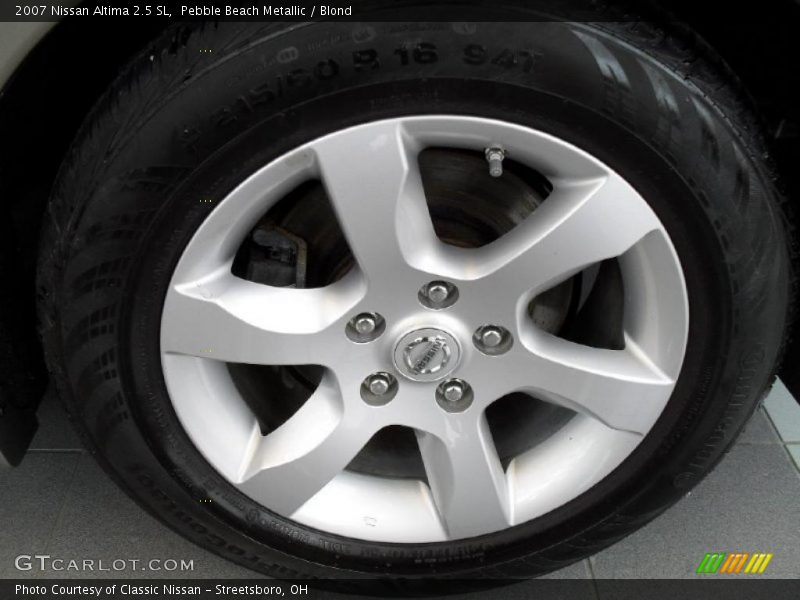 Pebble Beach Metallic / Blond 2007 Nissan Altima 2.5 SL