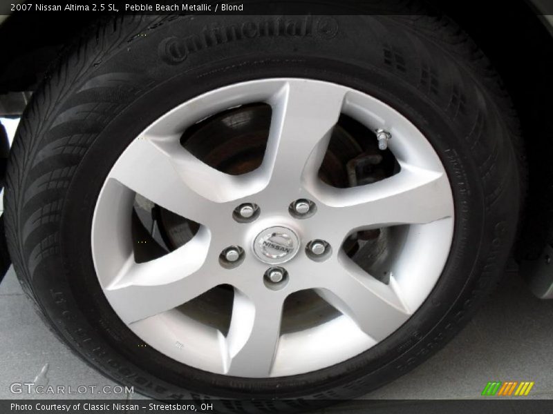 Pebble Beach Metallic / Blond 2007 Nissan Altima 2.5 SL