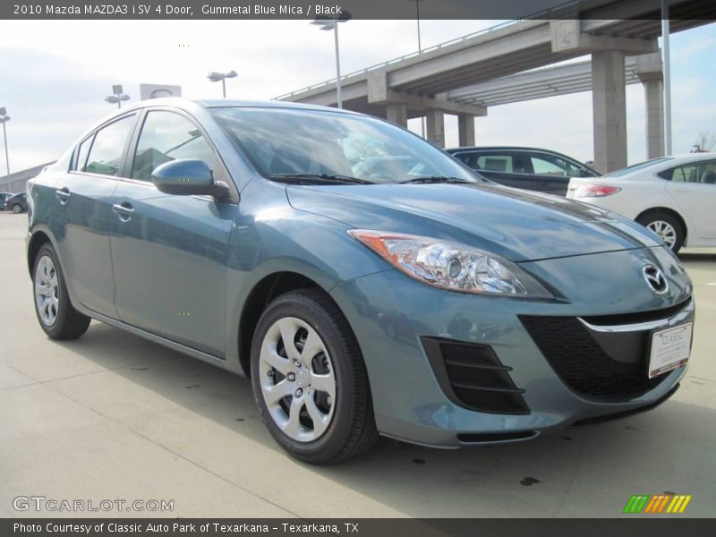 Gunmetal Blue Mica / Black 2010 Mazda MAZDA3 i SV 4 Door