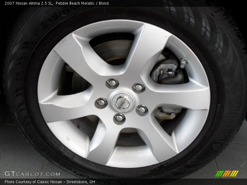 Pebble Beach Metallic / Blond 2007 Nissan Altima 2.5 SL