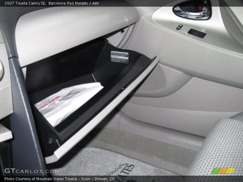 Barcelona Red Metallic / Ash 2007 Toyota Camry SE