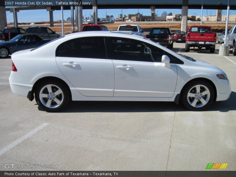 Taffeta White / Ivory 2007 Honda Civic EX Sedan