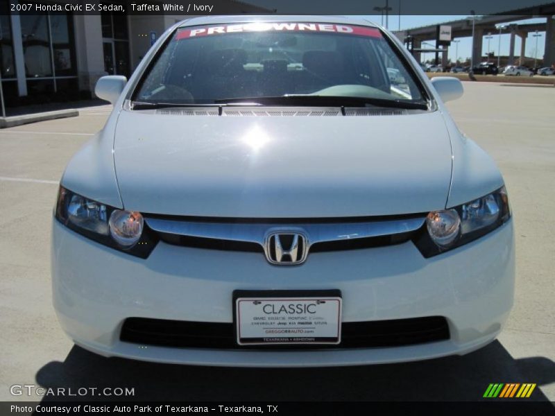 Taffeta White / Ivory 2007 Honda Civic EX Sedan